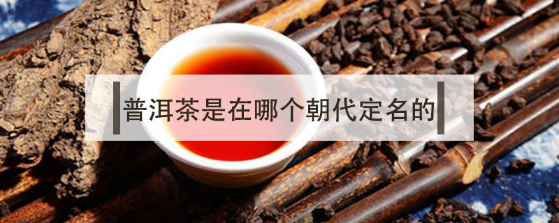 普洱茶是在哪个朝代定名的 普洱茶始于什么年代