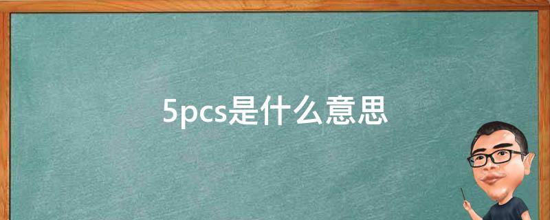 5pcs是什么意思 口罩5pcs是什么意思