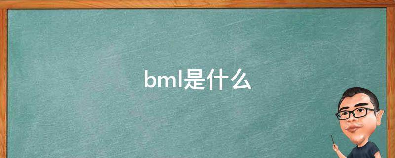 bml是什么（bml是什么意思网络用语）