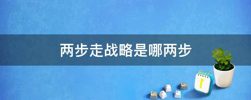 两步走战略是哪两步 三步走战略是哪两步