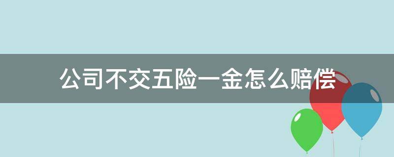 公司不交五险一金怎么赔偿（公司不交五险一金怎么赔偿已经离职还能得到赔偿吗）