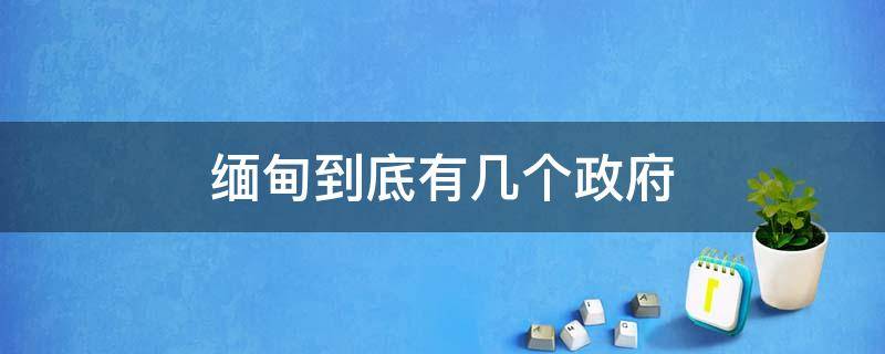 缅甸到底有几个政府（缅甸现在的政府是什么政府）