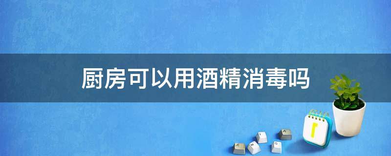 厨房可以用酒精消毒吗 厨房能用酒精消毒液吗