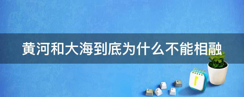 黄河和大海到底为什么不能相融 黄河跟大海为什么不相容