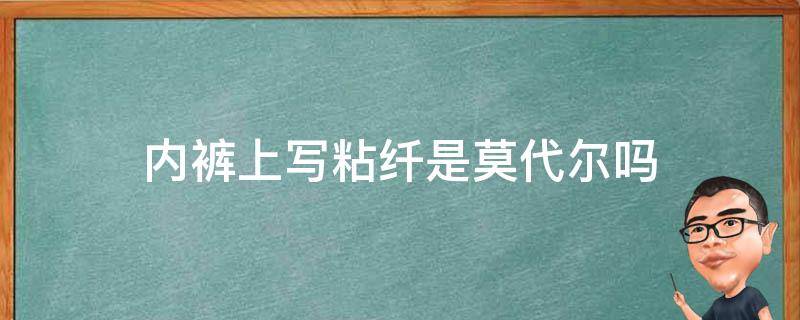 内裤上写粘纤是莫代尔吗（莫代尔内裤是化纤内裤吗）