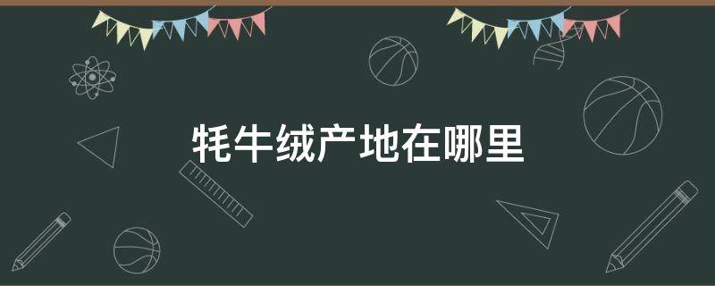 牦牛绒产地在哪里 牦牛绒简介