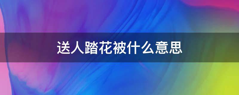 送人踏花被什么意思（踏花被是什么意思）