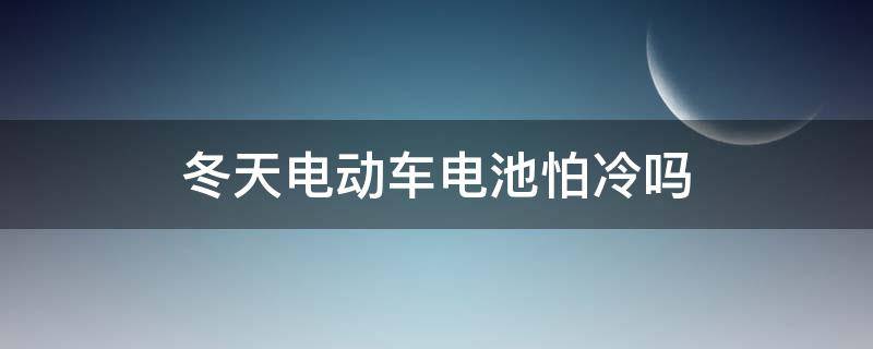 冬天电动车电池怕冷吗（电动车的电池冬天怕冻吗）