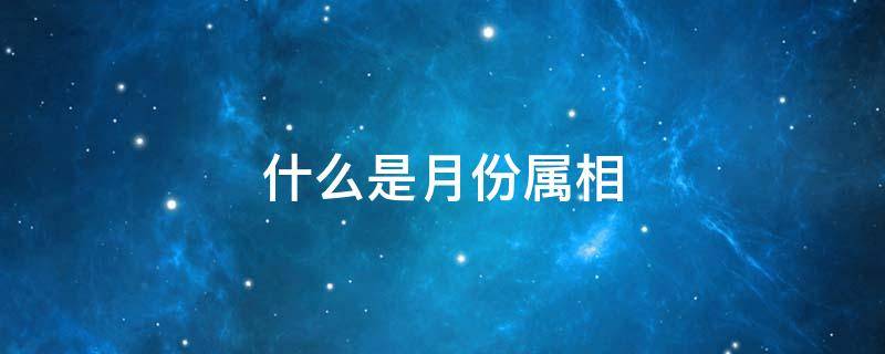 什么是月份属相 属相的每个月的月份是属啥