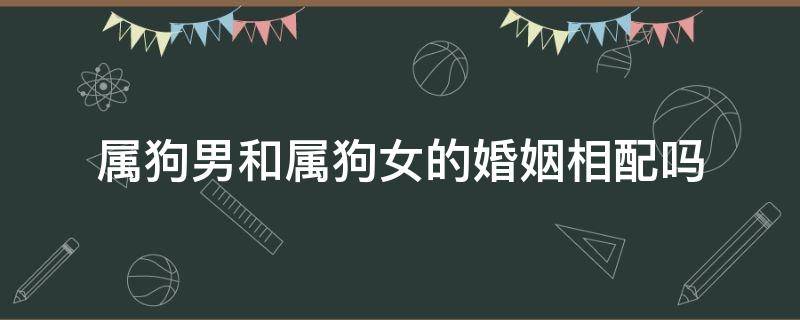 属狗男和属狗女的婚姻相配吗 属狗男与属狗女婚姻相配吗