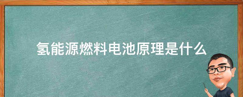 氢能源燃料电池原理是什么（氢能源燃料电池的工作原理）