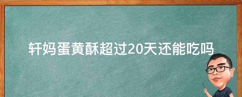 轩妈蛋黄酥超过20天还能吃吗 轩妈蛋黄酥过期十天还能吃吗