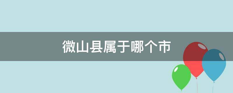 微山县属于哪个市 微山县属于哪个市区