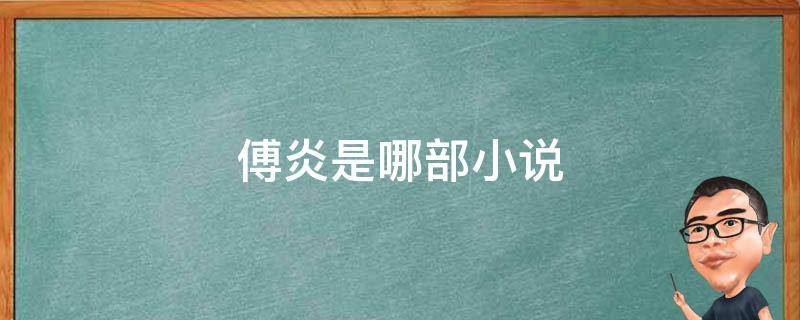 傅炎是哪部小说（小说主角叫傅炎的小说是哪一本）