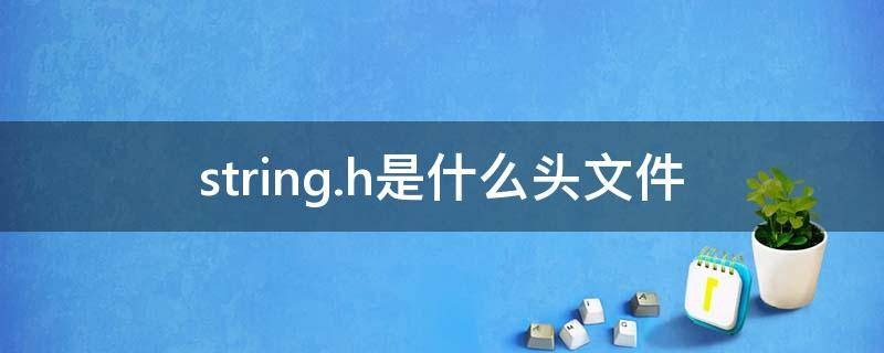 string.h是什么头文件（调用头文件string.h的语句是____ ____）