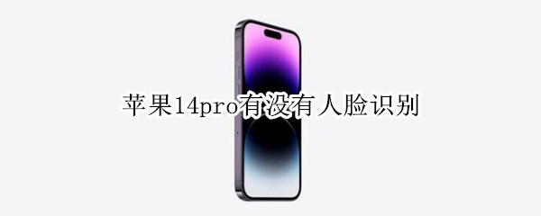 苹果14pro有没有人脸识别 iphone12pro人脸识别