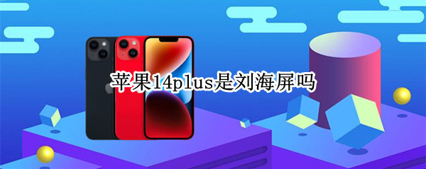 苹果14plus是刘海屏吗（苹果14有刘海吗）