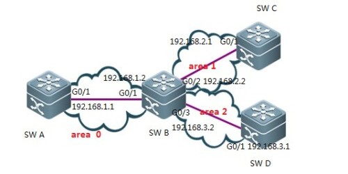 交换机如何配置OSPF?