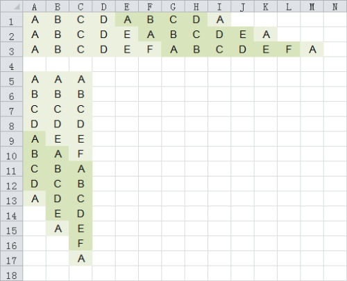 Excel怎样生成连续的英文字母