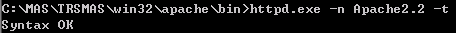windows下作为应用程序启动apache的方法