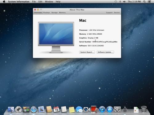 Vmware 8虚拟机安装OS X Mountain Lion系统教程