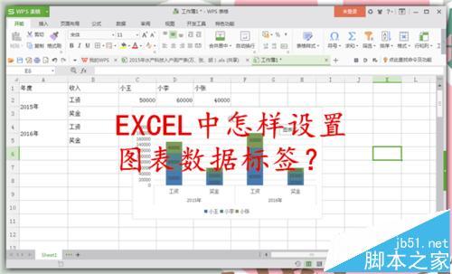 EXCEL图表数据怎么设置标签? excel图表数据怎么设置标签颜色