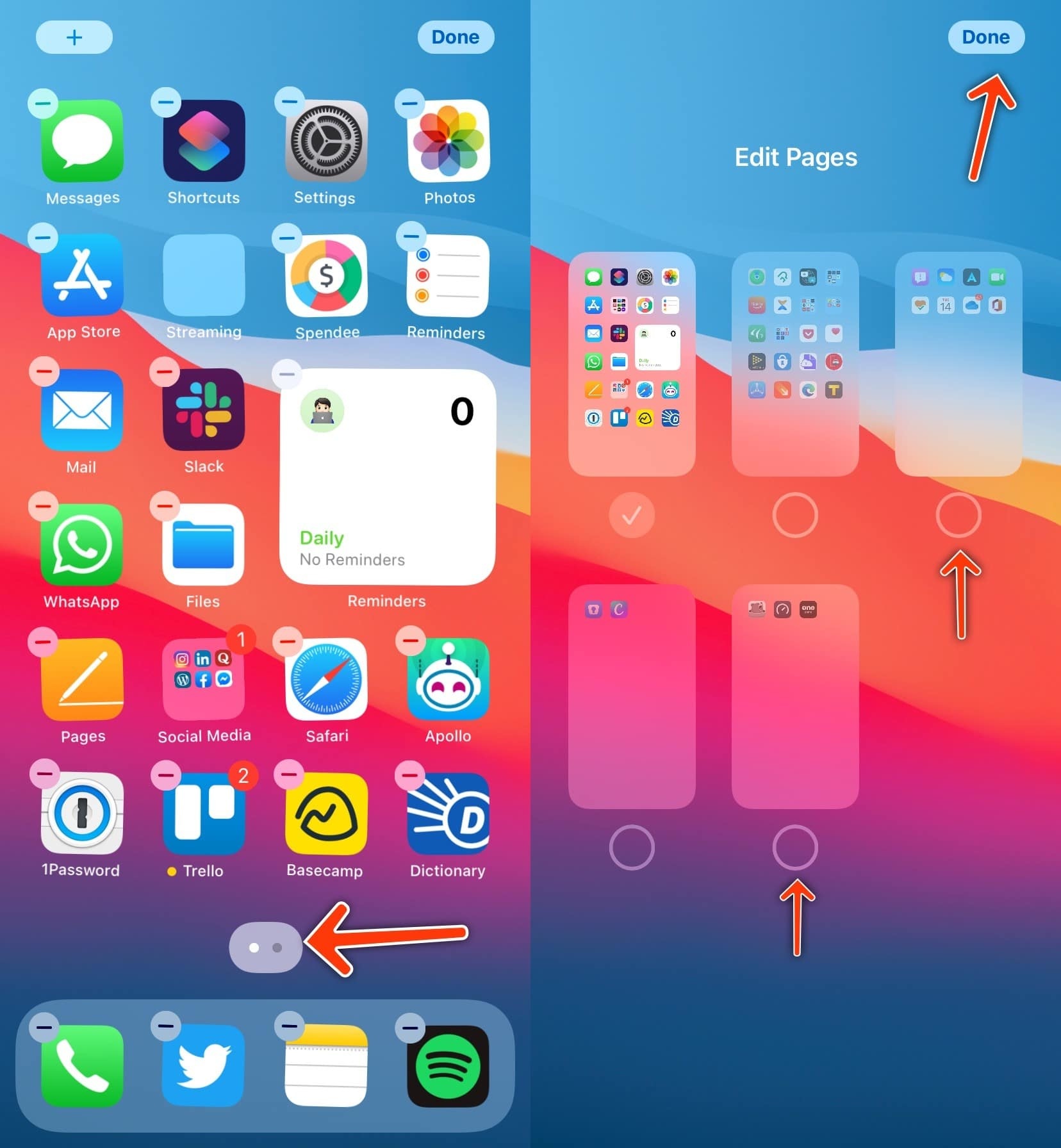 ios14怎么删除空白桌面（ios14怎么删掉空白桌面）