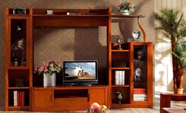 实木中式电视柜的优缺点介绍 也是一道风景线