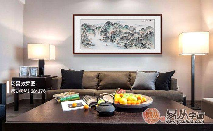 新中式客厅沙发墙挂什么画好 这4款更受大众青睐