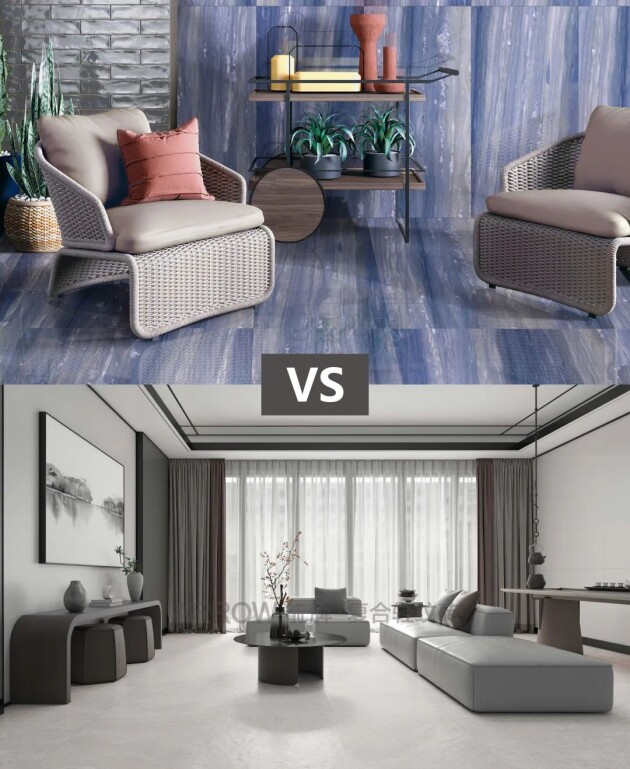 箭牌复合轻纹砖：如何搭配家居空间的瓷砖色彩？