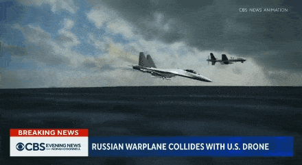 美国坠入黑海的无人机已找到，俄或派出110岁的潜艇救援舰打捞   