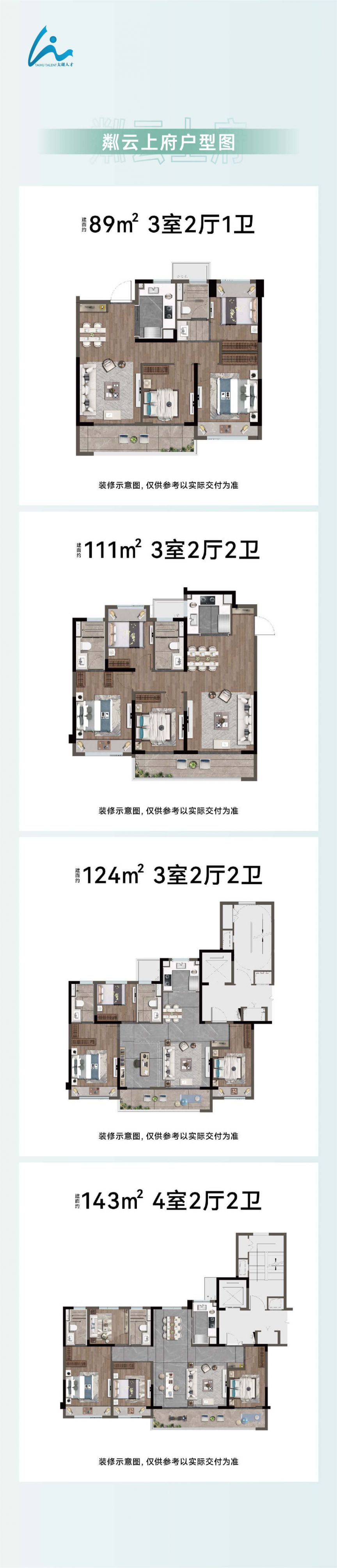 无锡人才房龙湖集团粼云上府户型有哪些?