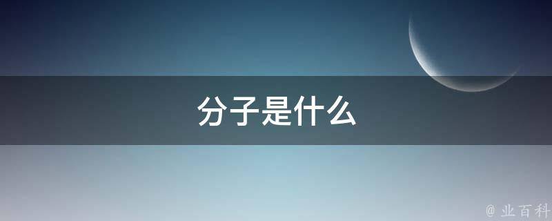 分子是什么 分母是什么